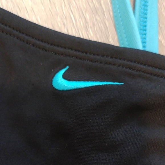 Nike Black and Teal Swimsuit - Picture 10 of 10